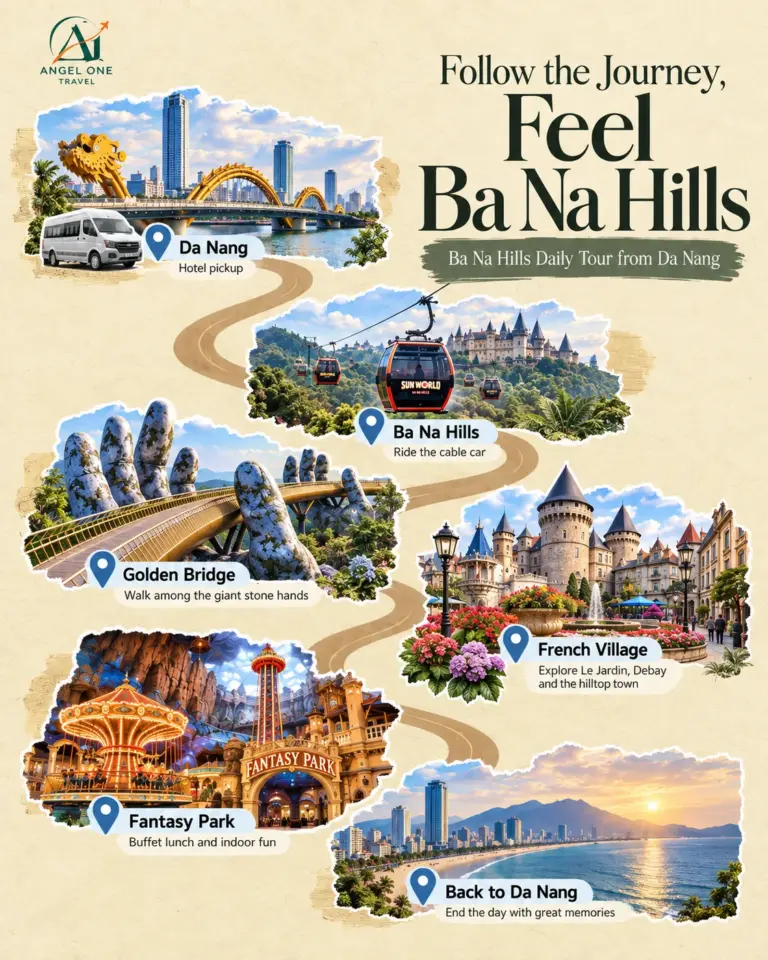 Tour Bà Nà Hills 1 Ngày Từ Đà Nẵng – Trọn Gói Vé & Buffet