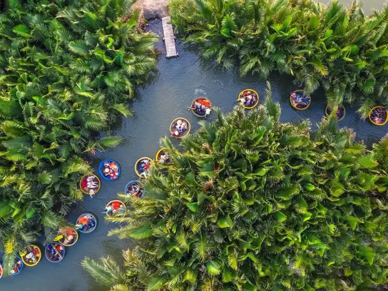 Vé Thuyền Thúng Rừng Dừa Bảy Mẫu Hội An