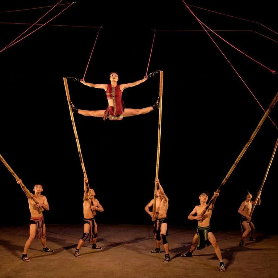 Vé Teh Dar Show Hội An 2026 – Xiếc Tre Nghệ Thuật