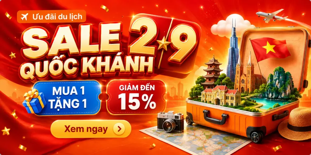 Ưu đãi du lịch Quốc khánh
